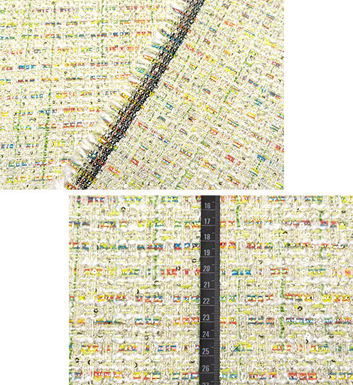 WISE NATIONS/ワイズ・ネーションズOPERAシャネルツイードウール・ブレンドファンシーツイード10cm単位(nw137)