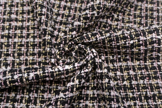 WISE NATIONS/ワイズ・ネーションズARIAシャネルツイードシンセ素材ファンシーツイード10cm単位(nw117tv)