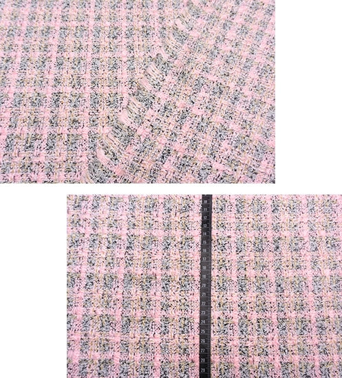 WISE NATIONS/ワイズ・ネーションズARIAシャネルツイードシンセ素材ファンシーツイード10cm単位(nw118tv)