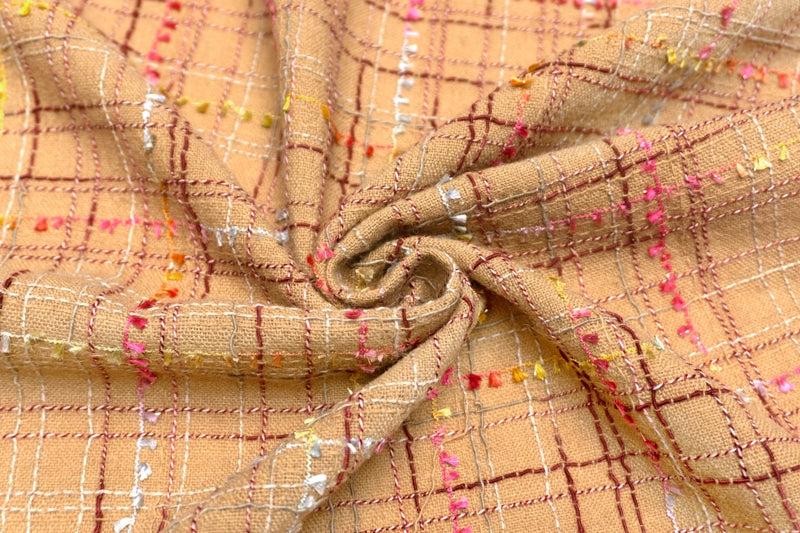 WISE NATIONS/ワイズ・ネーションズARIAシャネルツイードウール・ブレンドファンシーツイード10cm単位(nw184)