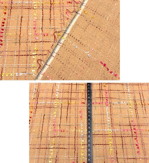 WISE NATIONS/ワイズ・ネーションズARIAシャネルツイードウール・ブレンドファンシーツイード10cm単位(nw184)