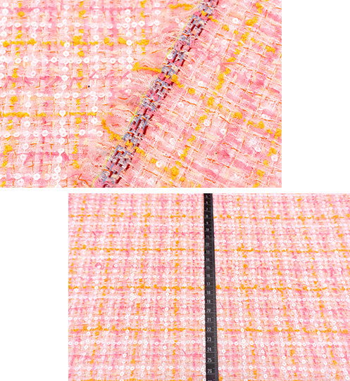 【ネオンカラー】WISE NATIONS/ワイズ・ネーションズOPERAシャネルツイードシンセ・ブレンドファンシーツイード10cm単位(nw223)