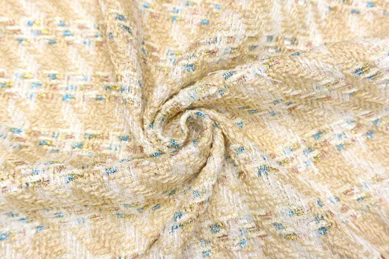 WISE NATIONS/ワイズ・ネーションズARIAシャネルツイードウール・ブレンドファンシーツイード10cm単位(nw238)