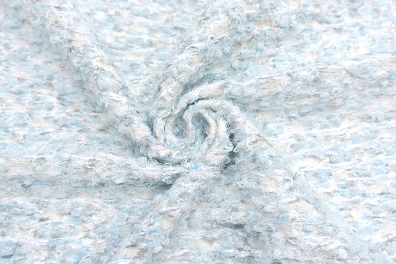 輸入生地 ツイード 【WISE NATIONS/ワイズ・ネーションズ】 ARIA シャネルツイード シンセ素材 ファンシーツイード 10cm単位 生地・布(nw333tv)