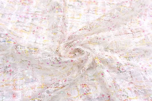 輸入生地 【WISE NATIONS/ワイズ・ネーションズ】 OPERA シンセ素材 ファンシークロス 10cm単位 生地・布(nw334tv)