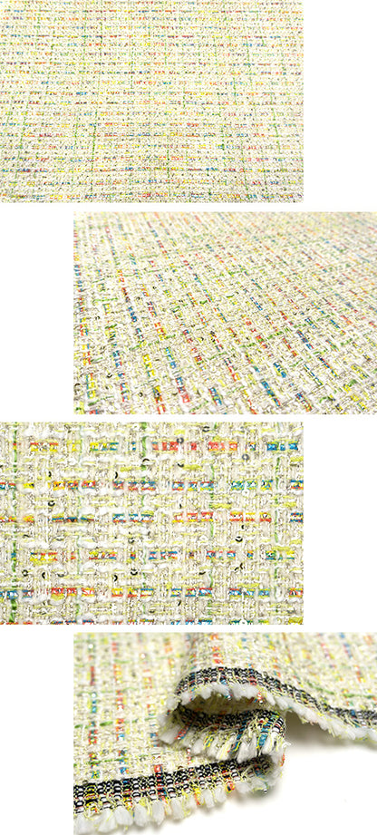 WISE NATIONS/ワイズ・ネーションズOPERAシャネルツイードウール・ブレンドファンシーツイード10cm単位(nw137)