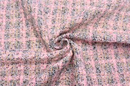 WISE NATIONS/ワイズ・ネーションズARIAシャネルツイードシンセ素材ファンシーツイード10cm単位(nw118tv)