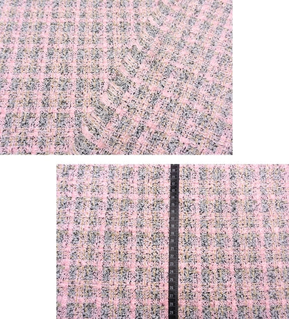 WISE NATIONS/ワイズ・ネーションズARIAシャネルツイードシンセ素材ファンシーツイード10cm単位(nw118tv)