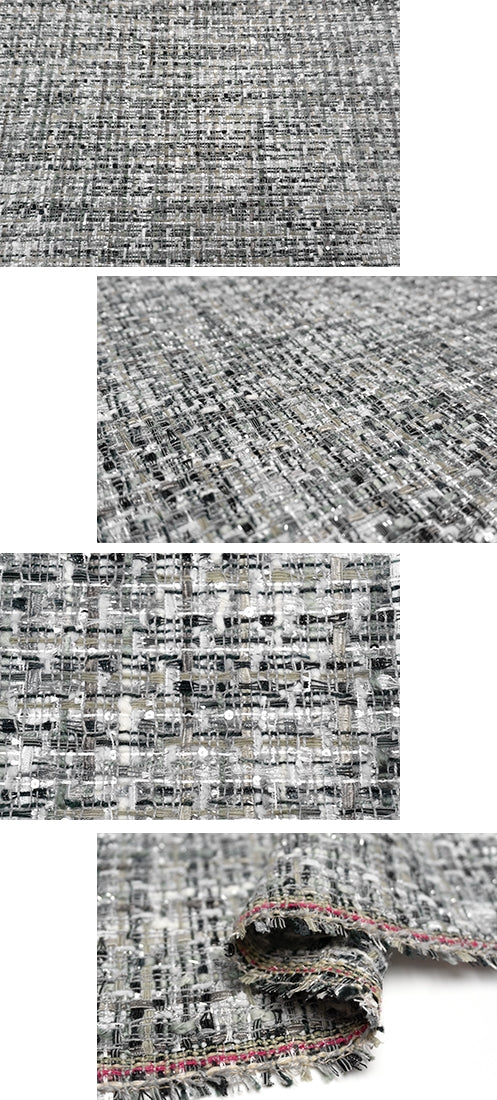 WISE NATIONS/ワイズ・ネーションズOPERAシャネルツイードウール・ブレンドファンシーツイード10cm単位(nw163)