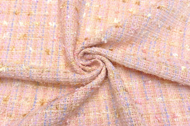 WISE NATIONS/ワイズ・ネーションズARIAシャネルツイードシンセ素材ファンシーツイード10cm単位(nw172tv)