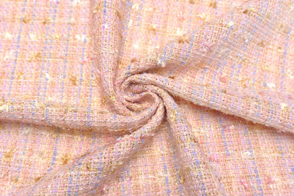 WISE NATIONS/ワイズ・ネーションズARIAシャネルツイードシンセ素材ファンシーツイード10cm単位(nw172tv)