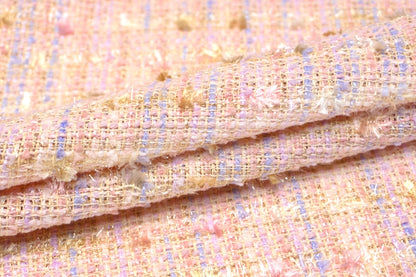 WISE NATIONS/ワイズ・ネーションズARIAシャネルツイードシンセ素材ファンシーツイード10cm単位(nw172tv)