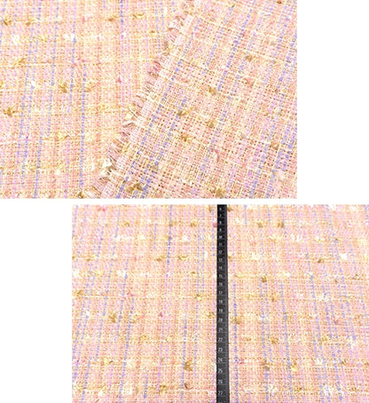 WISE NATIONS/ワイズ・ネーションズARIAシャネルツイードシンセ素材ファンシーツイード10cm単位(nw172tv)