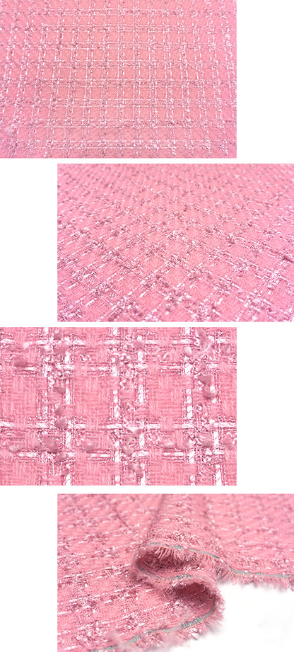 WISE NATIONS/ワイズ・ネーションズARIAシャネルツイードシンセ素材ファンシーツイード10cm単位(nw189tv)