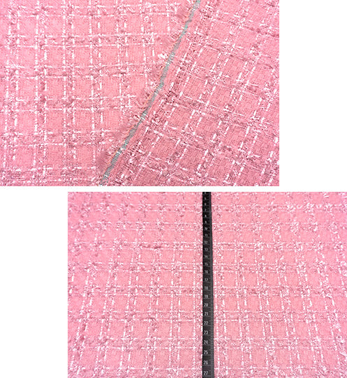 WISE NATIONS/ワイズ・ネーションズARIAシャネルツイードシンセ素材ファンシーツイード10cm単位(nw189tv)