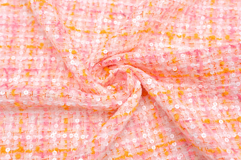 【ネオンカラー】WISE NATIONS/ワイズ・ネーションズOPERAシャネルツイードシンセ・ブレンドファンシーツイード10cm単位(nw223)