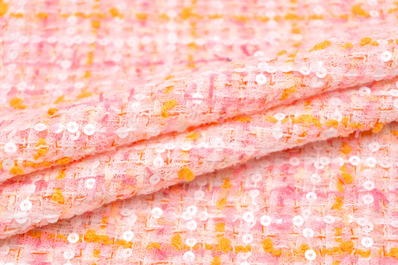 【ネオンカラー】WISE NATIONS/ワイズ・ネーションズOPERAシャネルツイードシンセ・ブレンドファンシーツイード10cm単位(nw223)