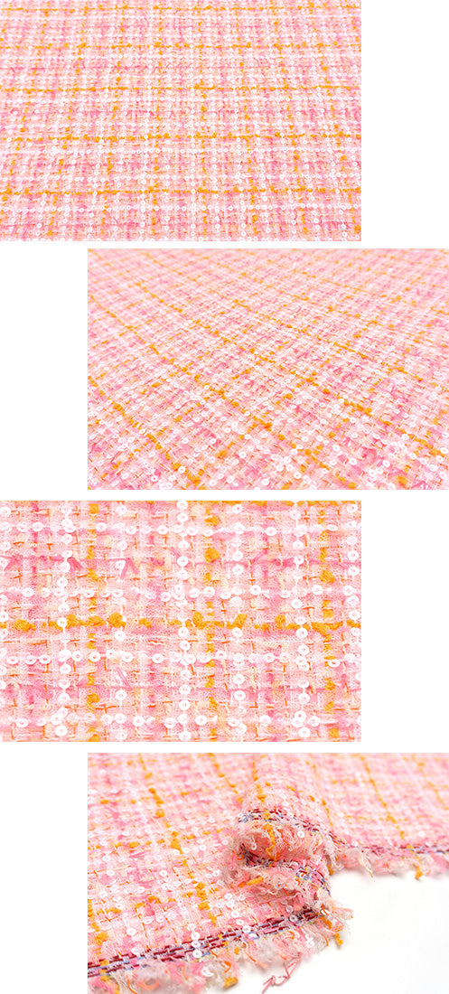 【ネオンカラー】WISE NATIONS/ワイズ・ネーションズOPERAシャネルツイードシンセ・ブレンドファンシーツイード10cm単位(nw223)