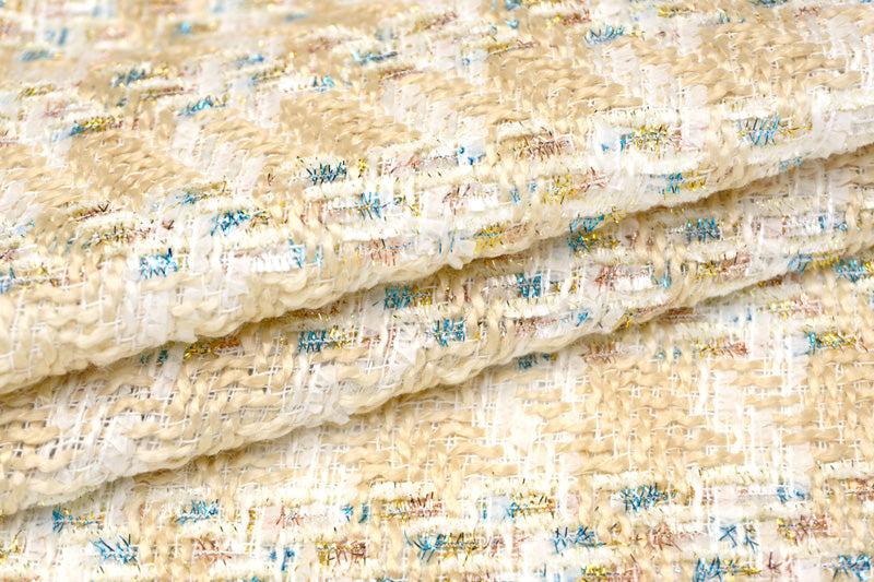 WISE NATIONS/ワイズ・ネーションズARIAシャネルツイードウール・ブレンドファンシーツイード10cm単位(nw238)
