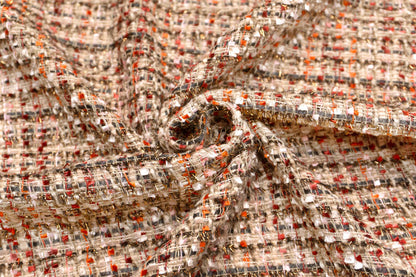 WISE NATIONS/ワイズ・ネーションズ OPERA シャネルツイード ポリエステル・コットン ファンシーツイード 10cm単位(nw241)