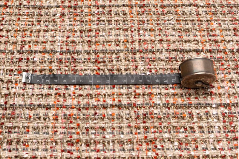 WISE NATIONS/ワイズ・ネーションズ OPERA シャネルツイード ポリエステル・コットン ファンシーツイード 10cm単位(nw241)