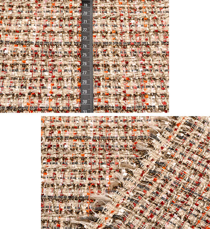 WISE NATIONS/ワイズ・ネーションズ OPERA シャネルツイード ポリエステル・コットン ファンシーツイード 10cm単位(nw241)