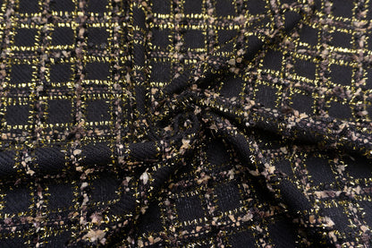 輸入生地 ツイード 【WISE NATIONS/ワイズ・ネーションズ】 ARIA シャネルツイード シンセ・ブレンド ファンシーツイード 10cm単位 生地・布(nw325tv)