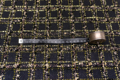 輸入生地 ツイード 【WISE NATIONS/ワイズ・ネーションズ】 ARIA シャネルツイード シンセ・ブレンド ファンシーツイード 10cm単位 生地・布(nw325tv)