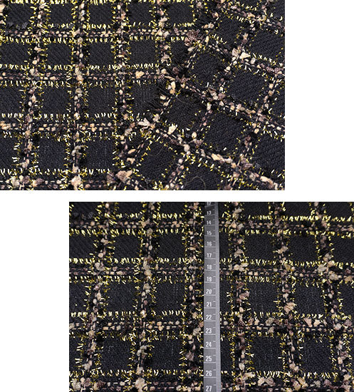 輸入生地 ツイード 【WISE NATIONS/ワイズ・ネーションズ】 ARIA シャネルツイード シンセ・ブレンド ファンシーツイード 10cm単位 生地・布(nw325tv)