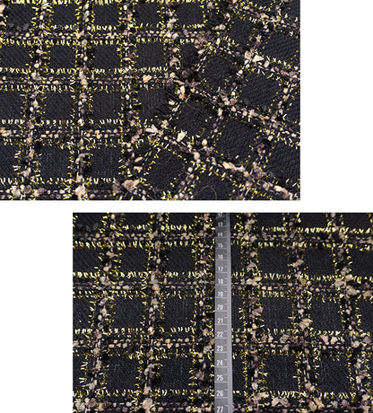 輸入生地 ツイード 【WISE NATIONS/ワイズ・ネーションズ】 ARIA シャネルツイード シンセ・ブレンド ファンシーツイード 10cm単位 生地・布(nw325tv)