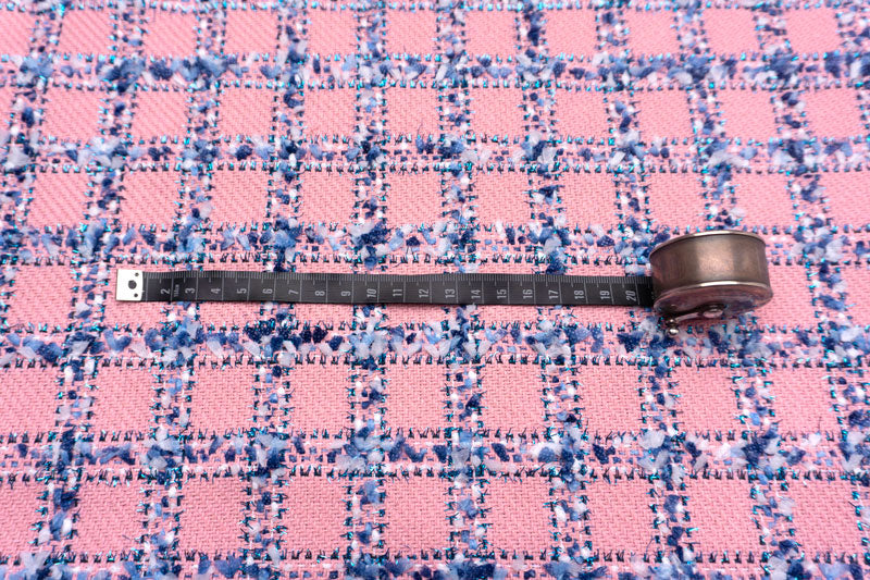 輸入生地 ツイード 【WISE NATIONS/ワイズ・ネーションズ】 ARIA シャネルツイード シンセ・ブレンド ファンシーツイード 10cm単位 生地・布(nw326tv)