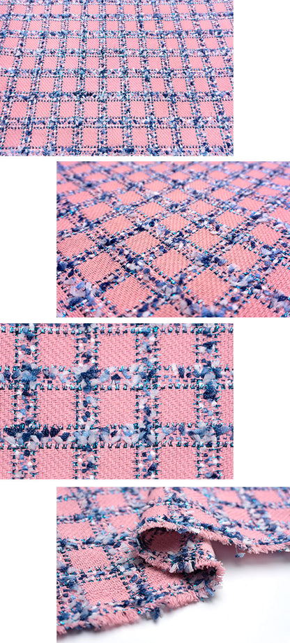 輸入生地 ツイード 【WISE NATIONS/ワイズ・ネーションズ】 ARIA シャネルツイード シンセ・ブレンド ファンシーツイード 10cm単位 生地・布(nw326tv)