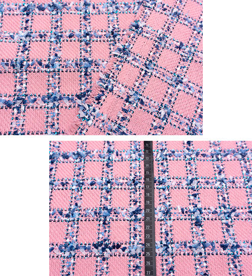 輸入生地 ツイード 【WISE NATIONS/ワイズ・ネーションズ】 ARIA シャネルツイード シンセ・ブレンド ファンシーツイード 10cm単位 生地・布(nw326tv)