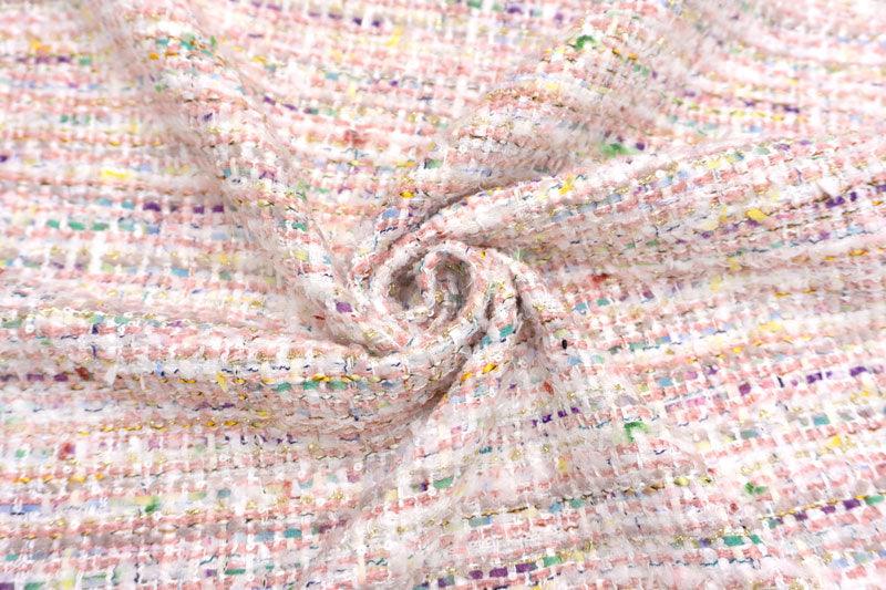 輸入生地 ツイード 【WISE NATIONS/ワイズ・ネーションズ】 OPERA シャネルツイード シンセ・ブレンド ファンシーツイード 10cm単位 生地・布(nw336tv)