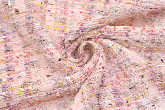 WISE NATIONS/ワイズ・ネーションズ OPERA シャネルツイード ポリエステル・ウール ファンシーツイード 10cm単位(nw346)